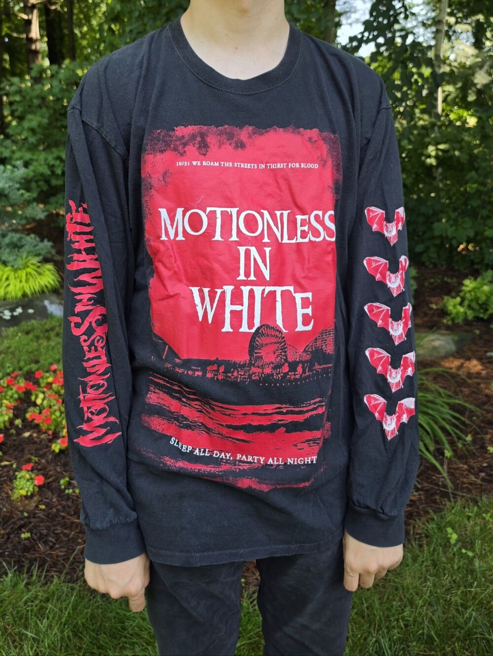 Motionless In White The Lost Boys Long Sleeve T-Shirt (XL)